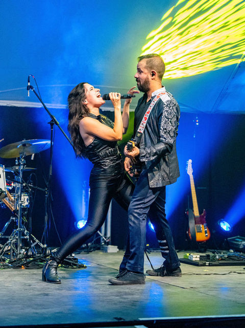 Troupe Famous au 75ième anniverssaire du Groupe Crête