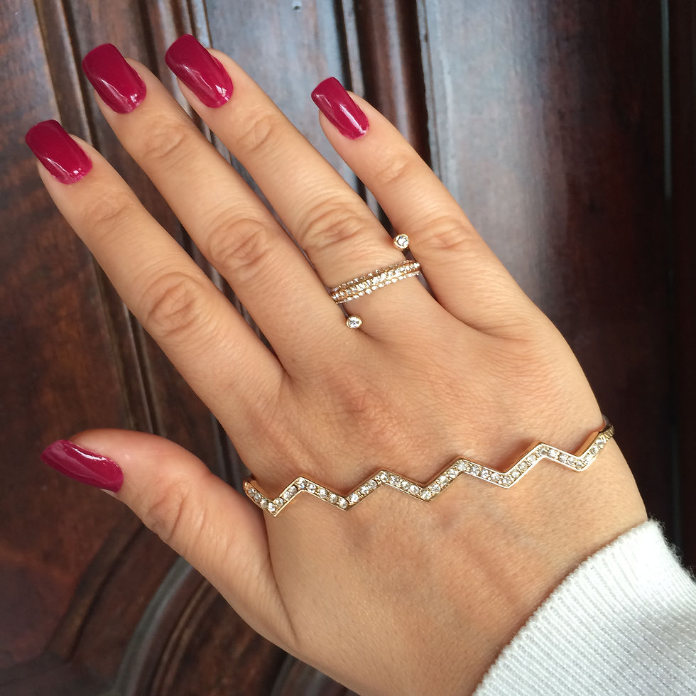 Miniatura: Pulseira de Mão Strass