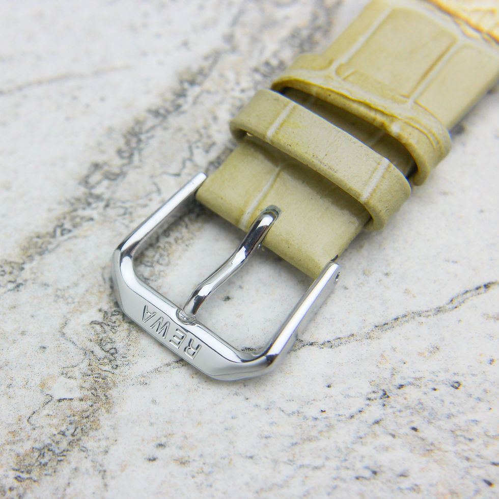 Thumbnail: Vintage Omega Geneve Automatic 166.0173 stainless steel tang buckle