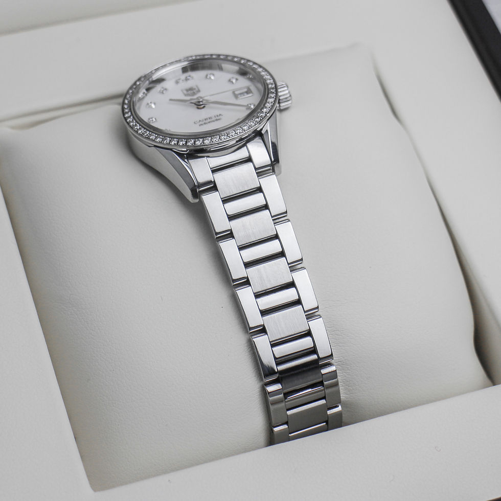 Thumbnail: Tag Heuer Carrera WAR2415 Ladies stainless steel bracelet