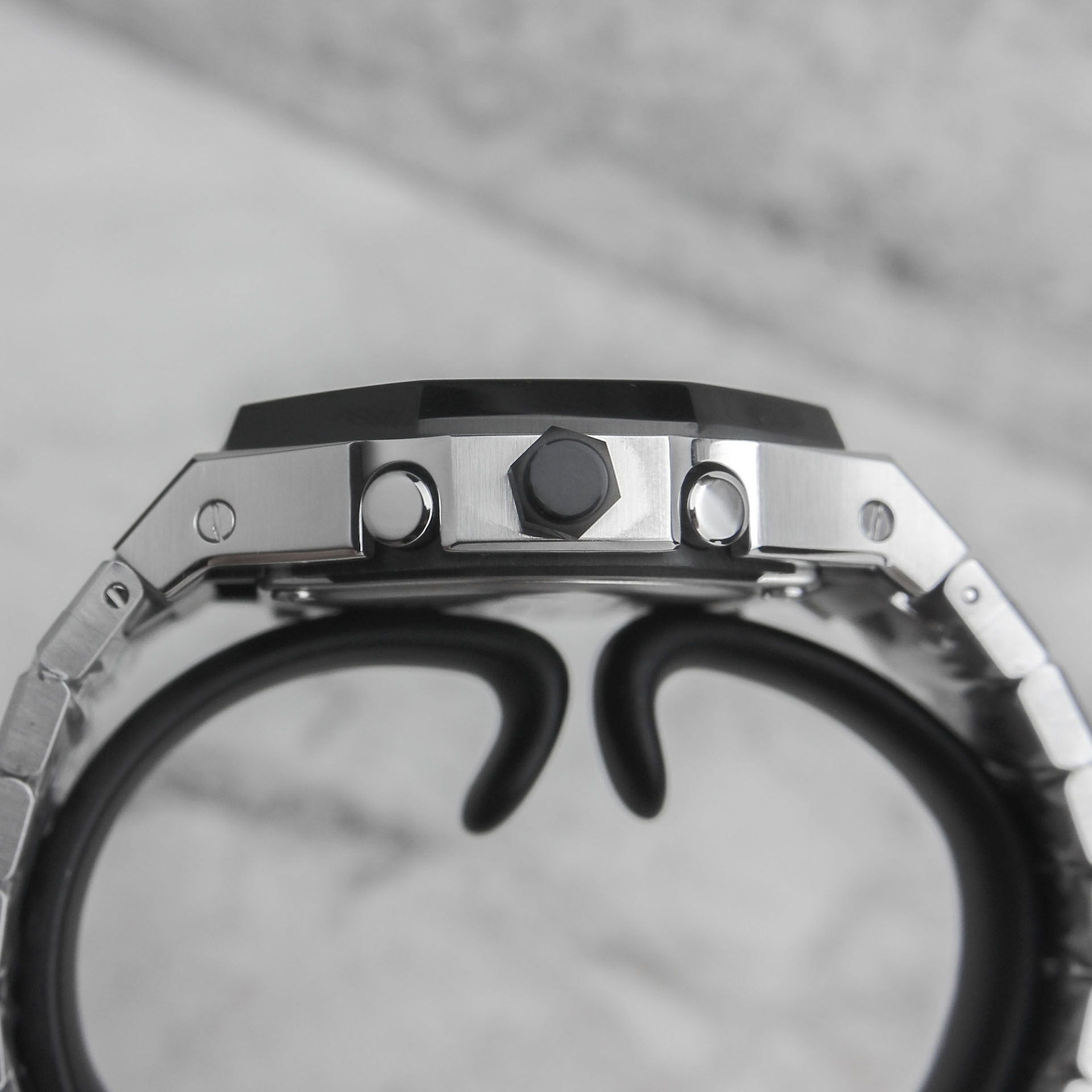 Casio G-Shock GA-2100 Gen 5 Casioak Mod steel pushers