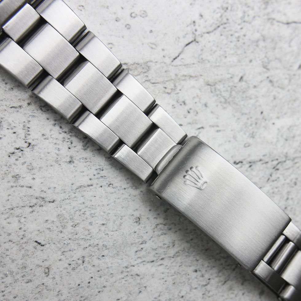 Thumbnail: Vintage Rolex Oyster Perpetual 1002 in stainless steel 34mm buckle