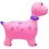 Miniatura: Brincolin Inflable Montable para bebés Dinosaurio Rosa vista lateral