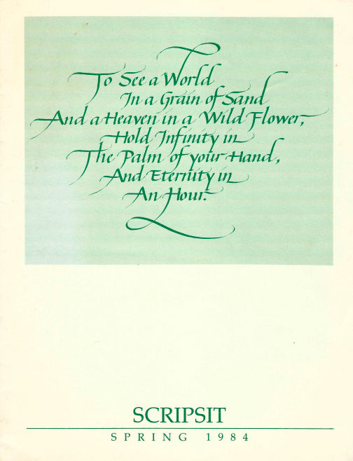Spring 1984 Scripsit: Arthur Baker