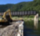 Areas GTL Serves in Western Montana. Job Site on the Clark Fork River.
