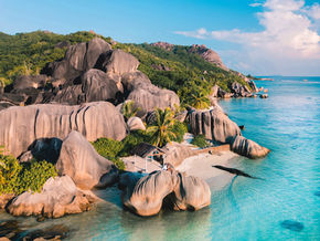 La Digue in the Seychelles