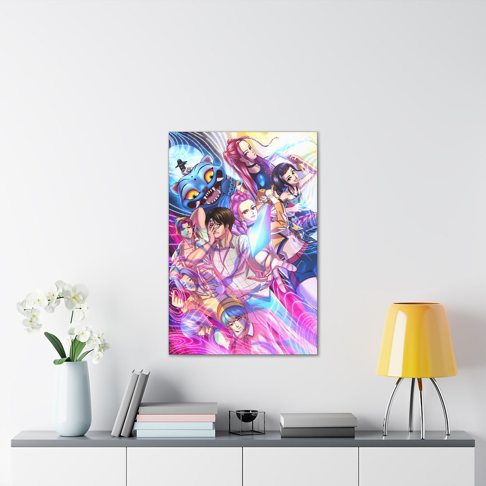Thumbnail: Canvas Fanart of K Pop Demon Hunters
