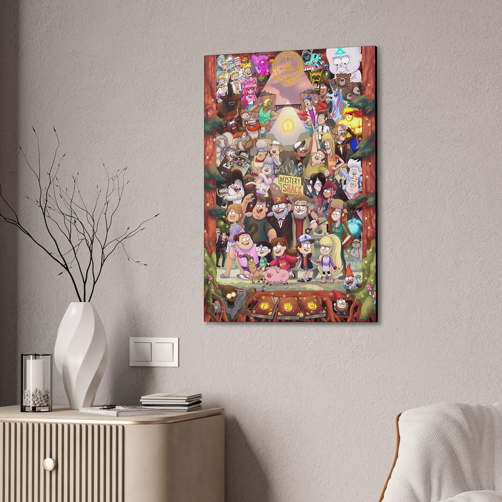 Thumbnail: Canvas Fanart of Gravity Falls