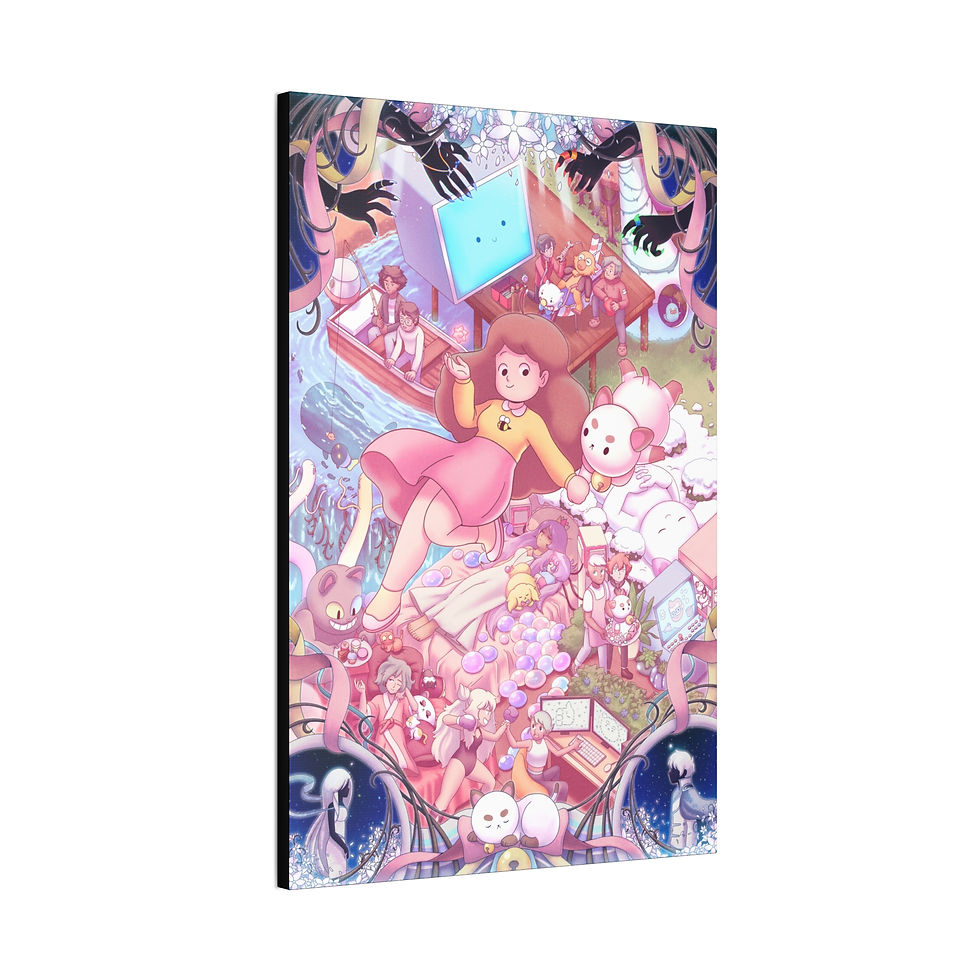 Thumbnail: Canvas Fanart of Bee and Puppycat