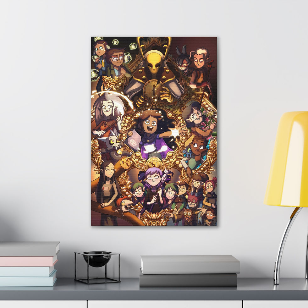 Thumbnail: Canvas fanart of The Owl House 2nd Anniversary