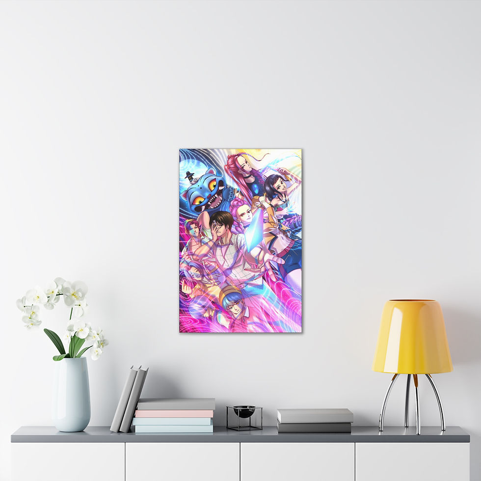 Thumbnail: Canvas Fanart of K Pop Demon Hunters