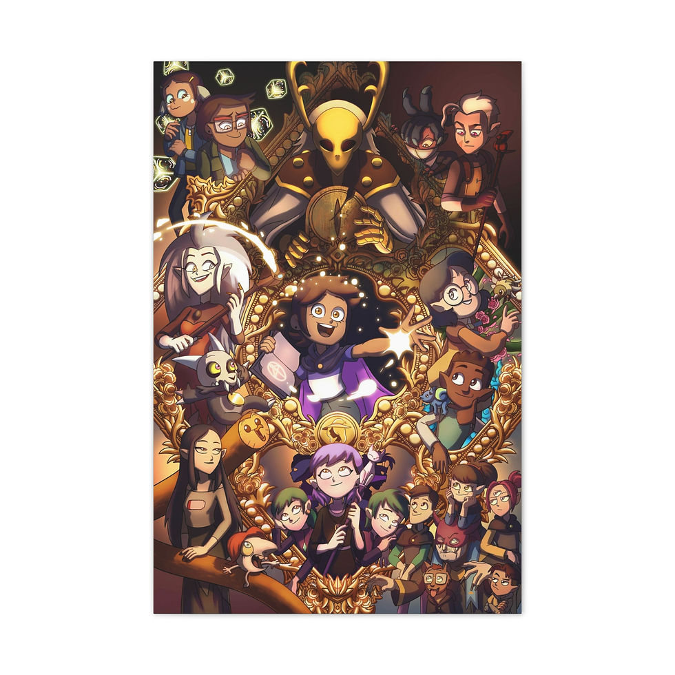 Thumbnail: Canvas fanart of The Owl House 2nd Anniversary