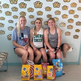 Arneckeville 4-Hers bless Shelter...