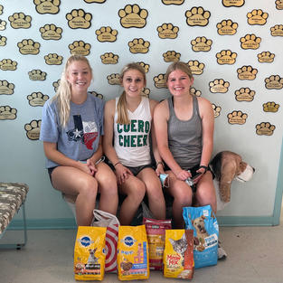 Arneckeville 4-Hers bless Shelter...