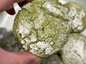 Mint Matcha Cookies