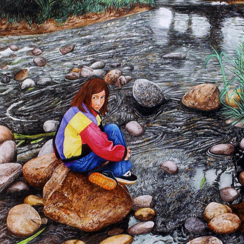 "Angel of the Rocks" (drawing)