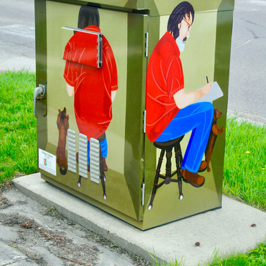 "Happy Space" (back and side view)