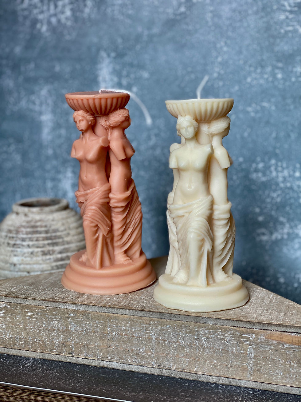 Thumbnail: Goddess Trio Sculpture Candle