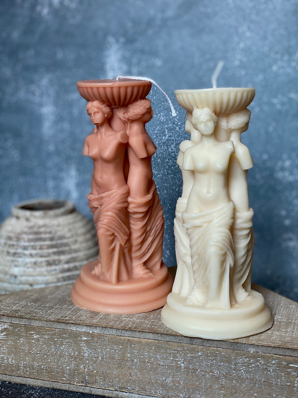 Thumbnail: Goddess Trio Sculpture Candle
