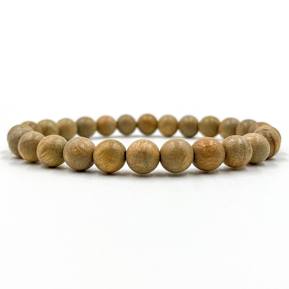 Thumbnail: Union - Camphor Wood Mala Beaded Bracelet