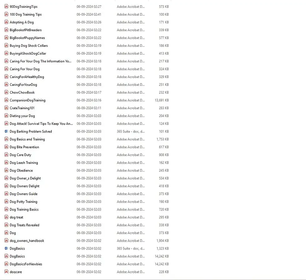 Thumbnail: 63 Dogs eBooks Collection (PLR MRR eBook Collection, Digital Download)