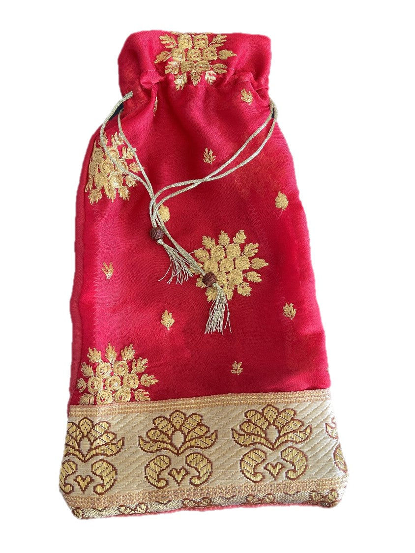 Thumbnail: OMSutra Floral Silk Eye Pillow