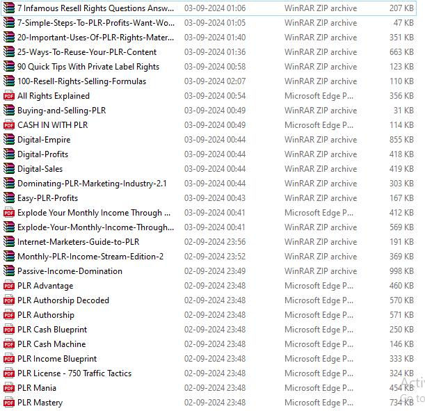 Thumbnail: 88 PLR Resell Rights  (PLR MRR eBook Collection, Digital Download)
