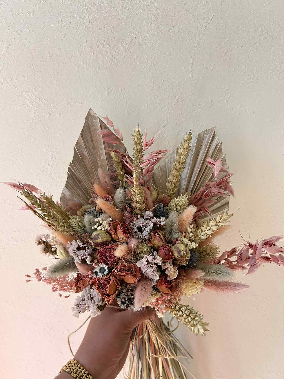 Thumbnail: Trouwboeket - Droogbloemen