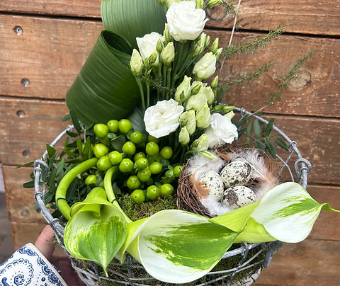 Lentebloemstuk - Calla