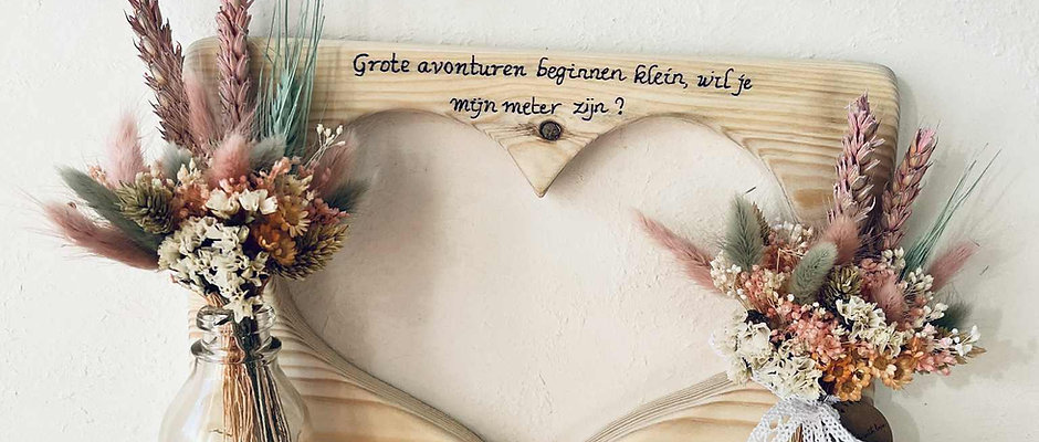 Geboorte - 'Wil je mijn meter zijn?'- Open hartje