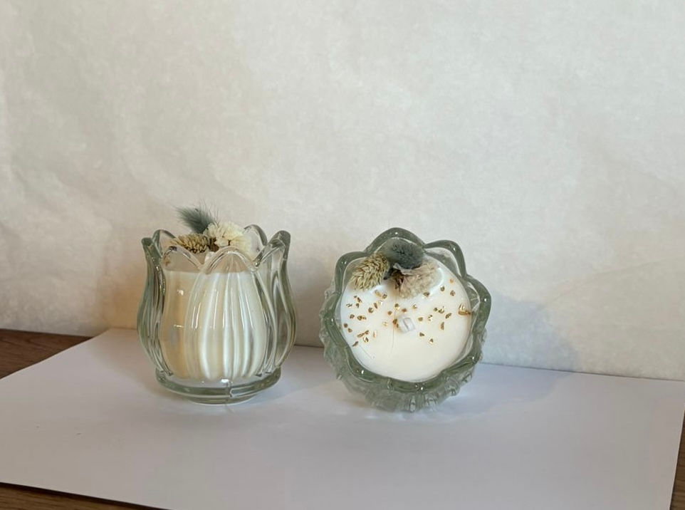 Thumbnail: Bedankje - Tulpen potje kaars