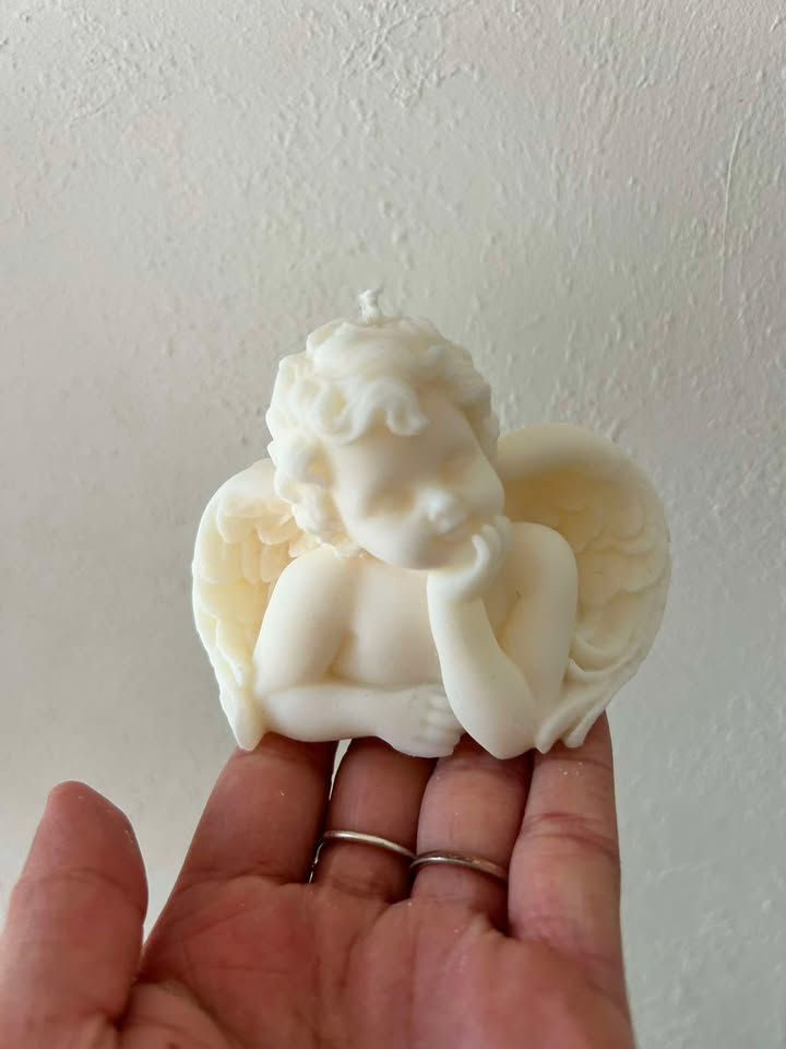 Rouwwerk - Kaars engeltje