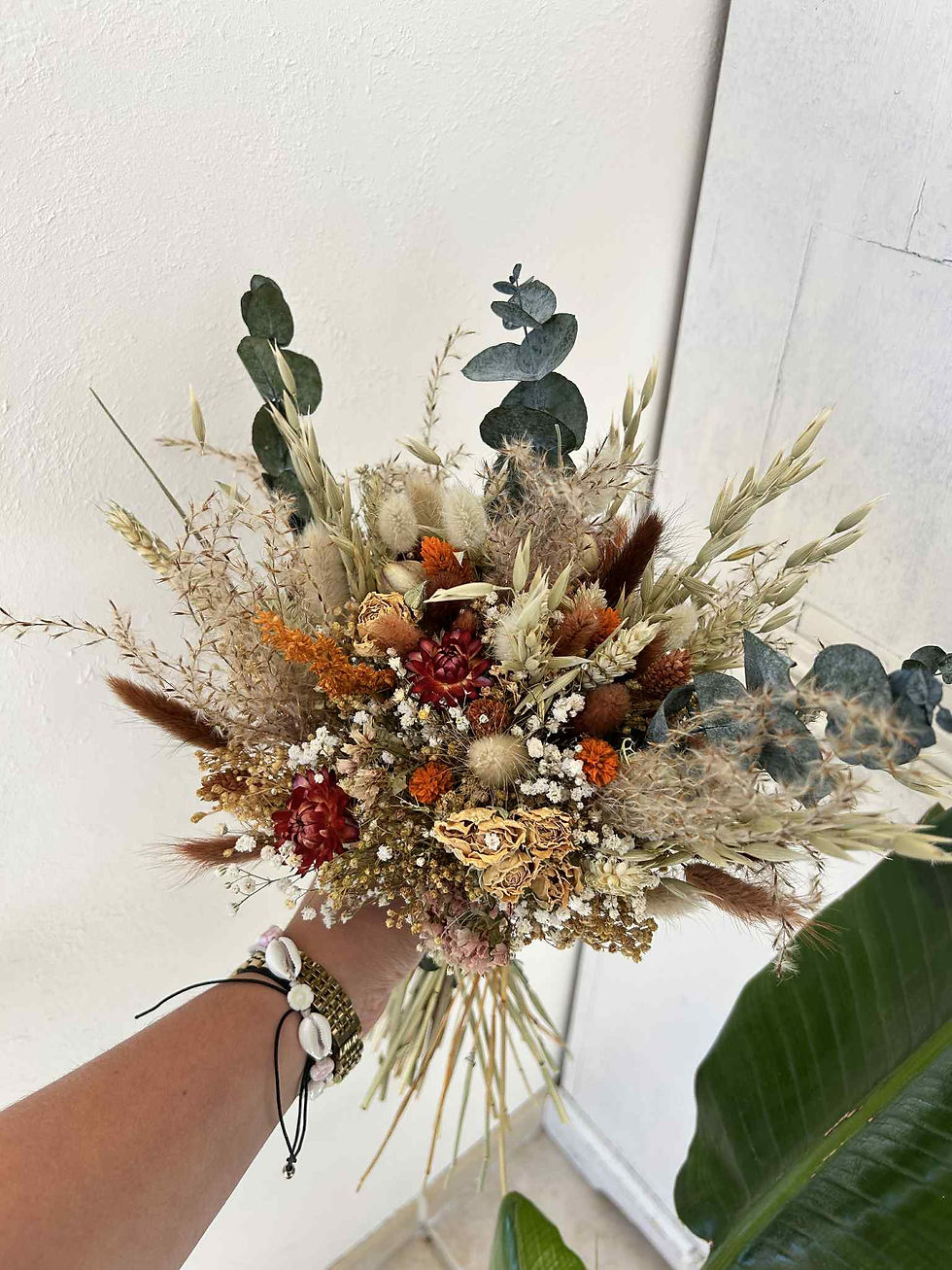 Thumbnail: Trouwboeket - Droogbloemen