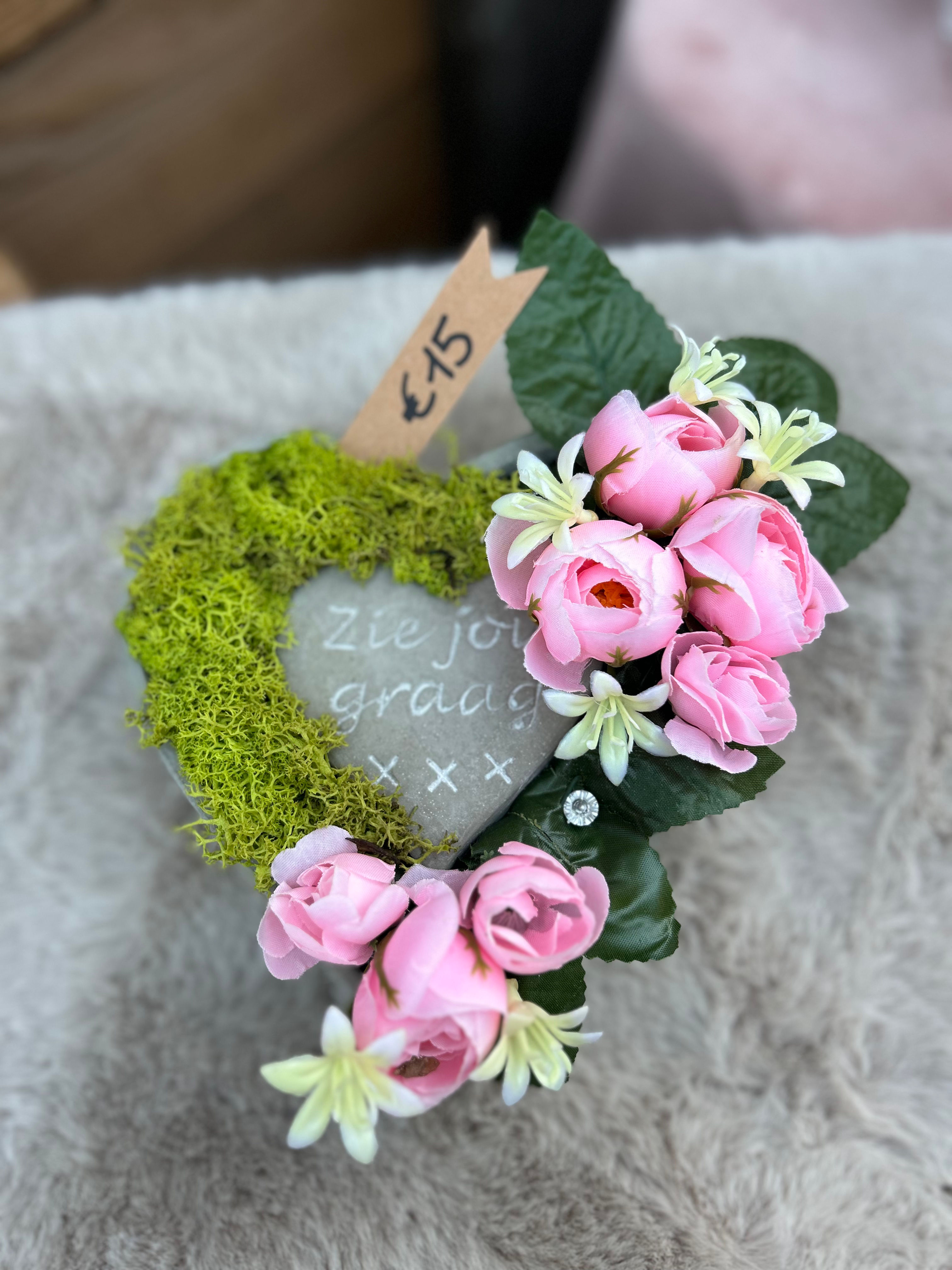 Zijdebloemstuk 'Anna'