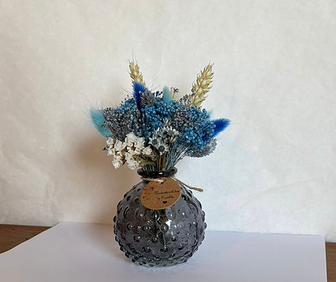 Felix - Antraciet gestipte vaas