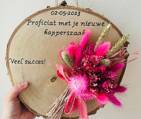 Droogbloemen - Geschenkset 'Camelia'