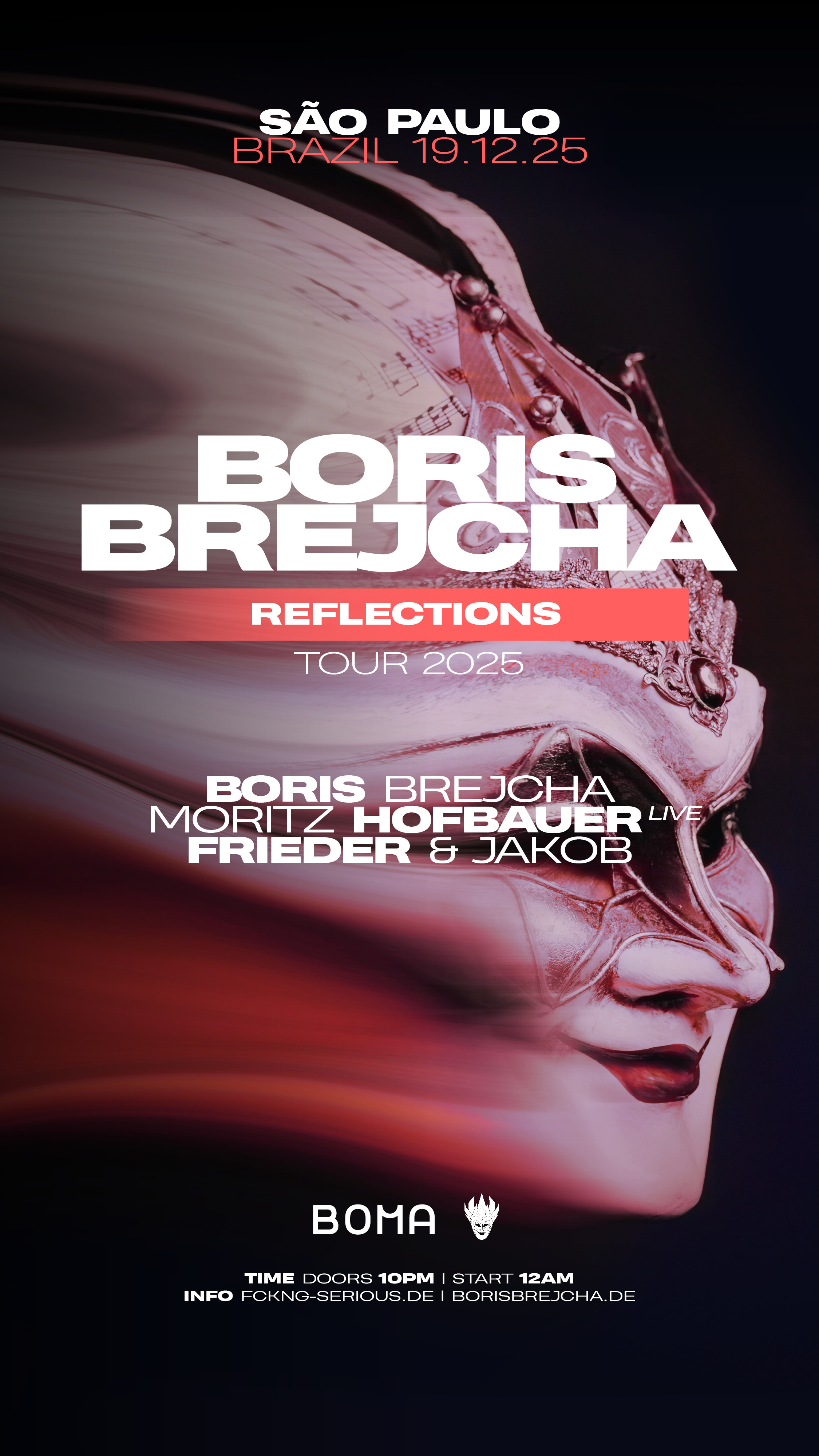 Boris Brejcha :: Reflections tour SP by BOMA | EXIT EVENTOS
