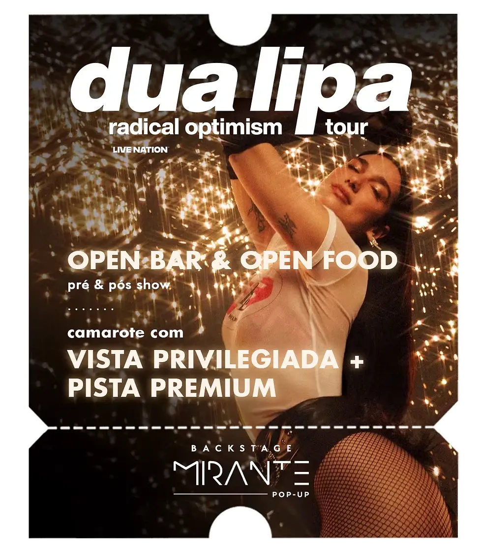 DUA LIPA - RADICAL OPTIMISM TOUR 2025