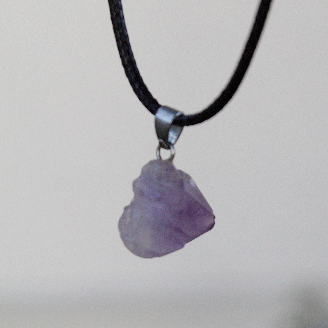 Collar Cuarzo morado