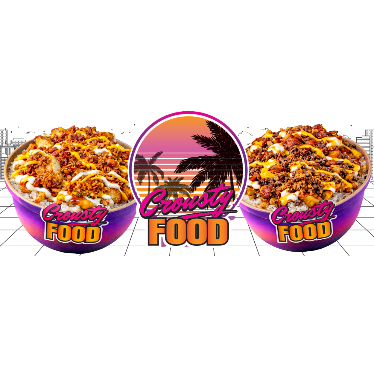 Arranged Food and Objects