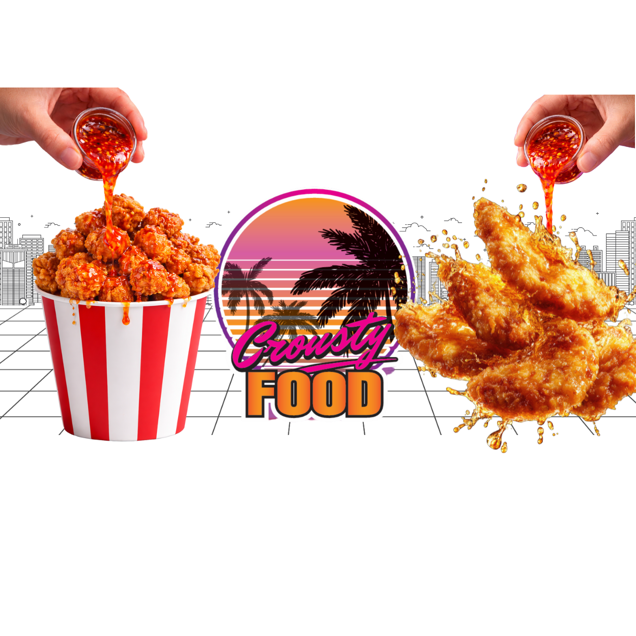 Arranged Food and Objects