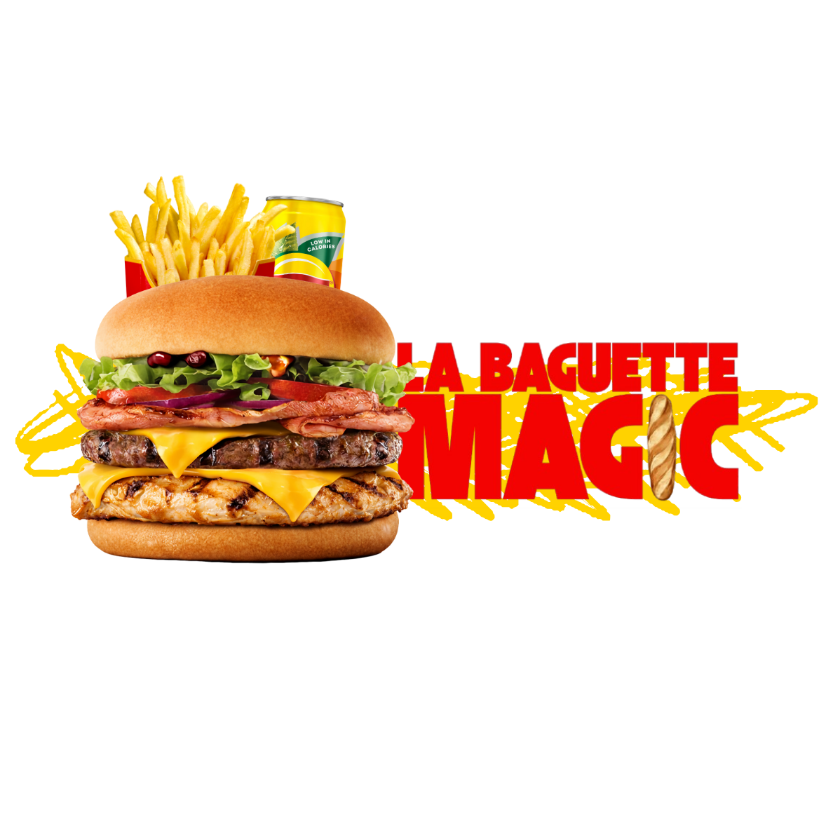 Arranged Food and Objects