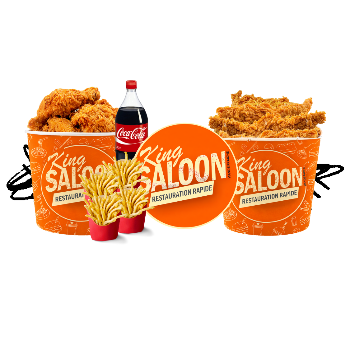 Arranged Food and Objects