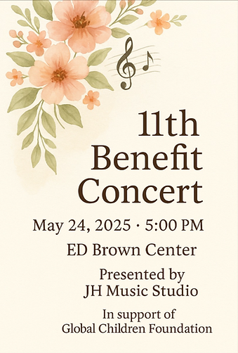 Benefit Concert Program