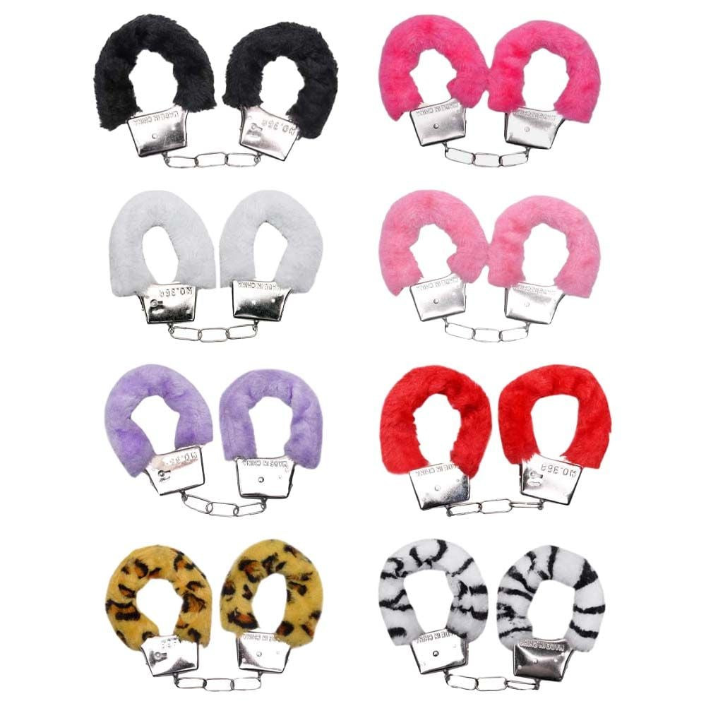 Algemas de Metal Revistida com Pelucia Sexy Import