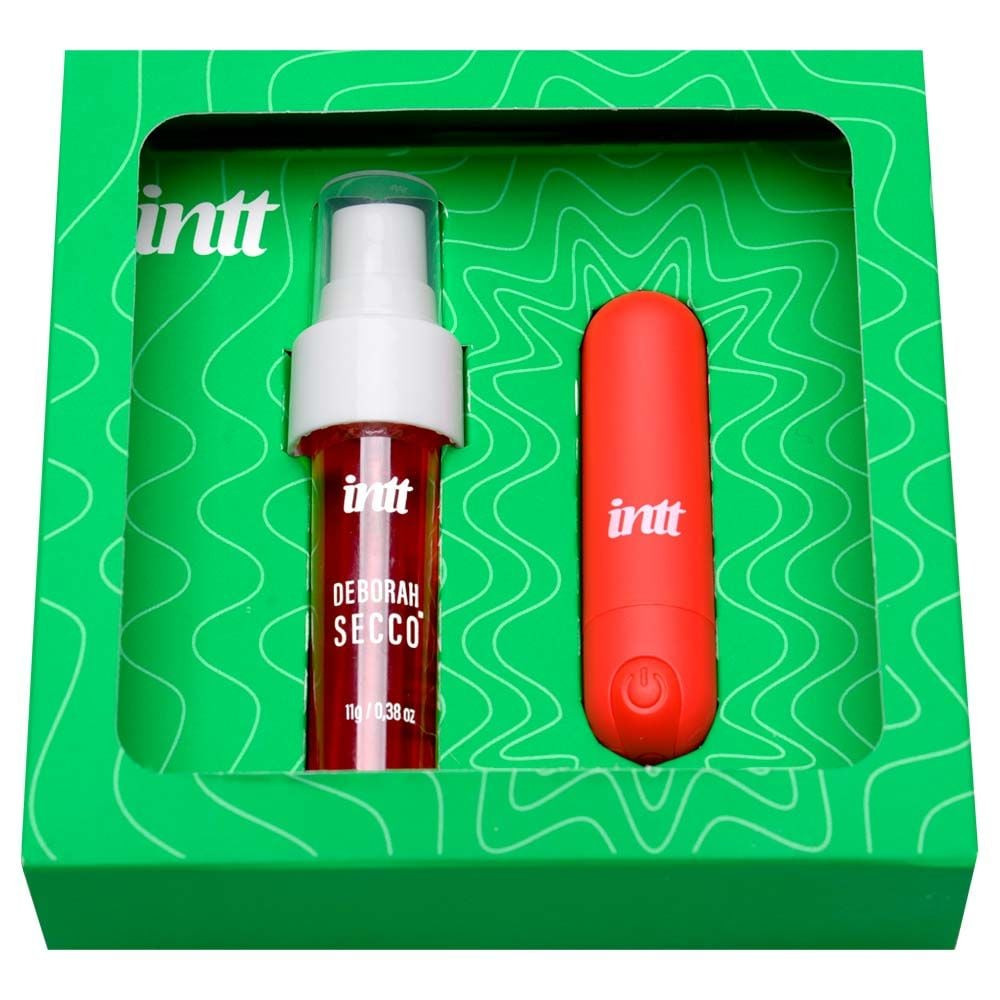 kit calda picante e vibro bullet deborah secco intt - recarregavel
