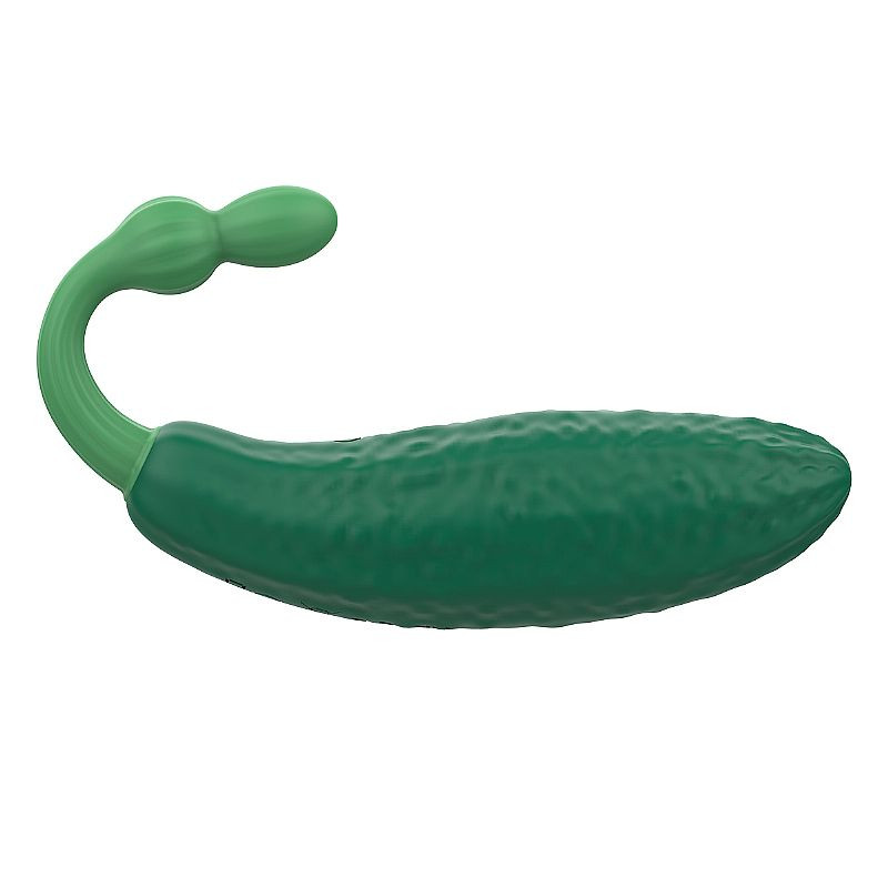 bullet em formato de pepino / vegetais - a longa distancia app -11,3 x 2,9cm