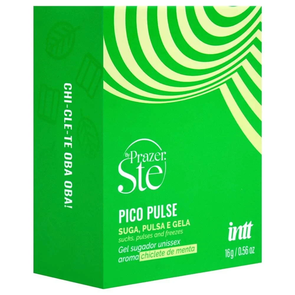 pico pulse chiclete menta gel suga vibra pulsa 16g intt