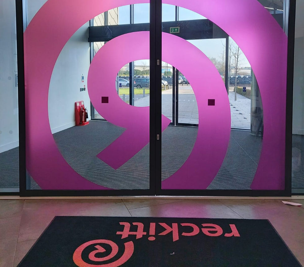 window graphics business signage Castleford branding