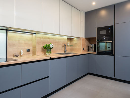 A furniture wrapped kitchen